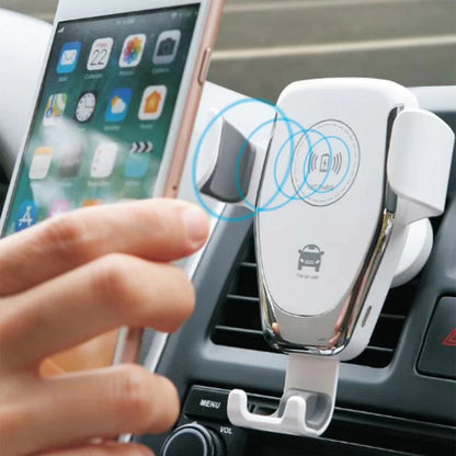 RAPID CHARGE -15W Car Wireless Charger Magnetic Car Mount Phone Holder 